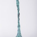 Turnare – sculptură în lut ars patinat, artist Petru Leahu – Petru Leahu – O Galerie de Artă