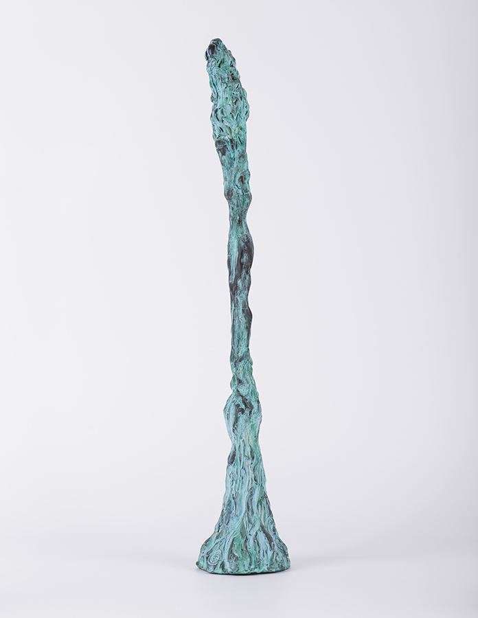 Turnare – sculptură în lut ars patinat, artist Petru Leahu – Petru Leahu – O Galerie de Artă