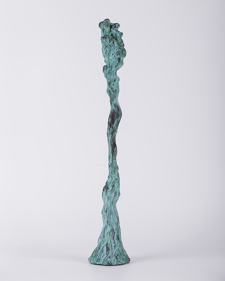 Turnare – sculptură în lut ars patinat, artist Petru Leahu – Petru Leahu – O Galerie de Artă
