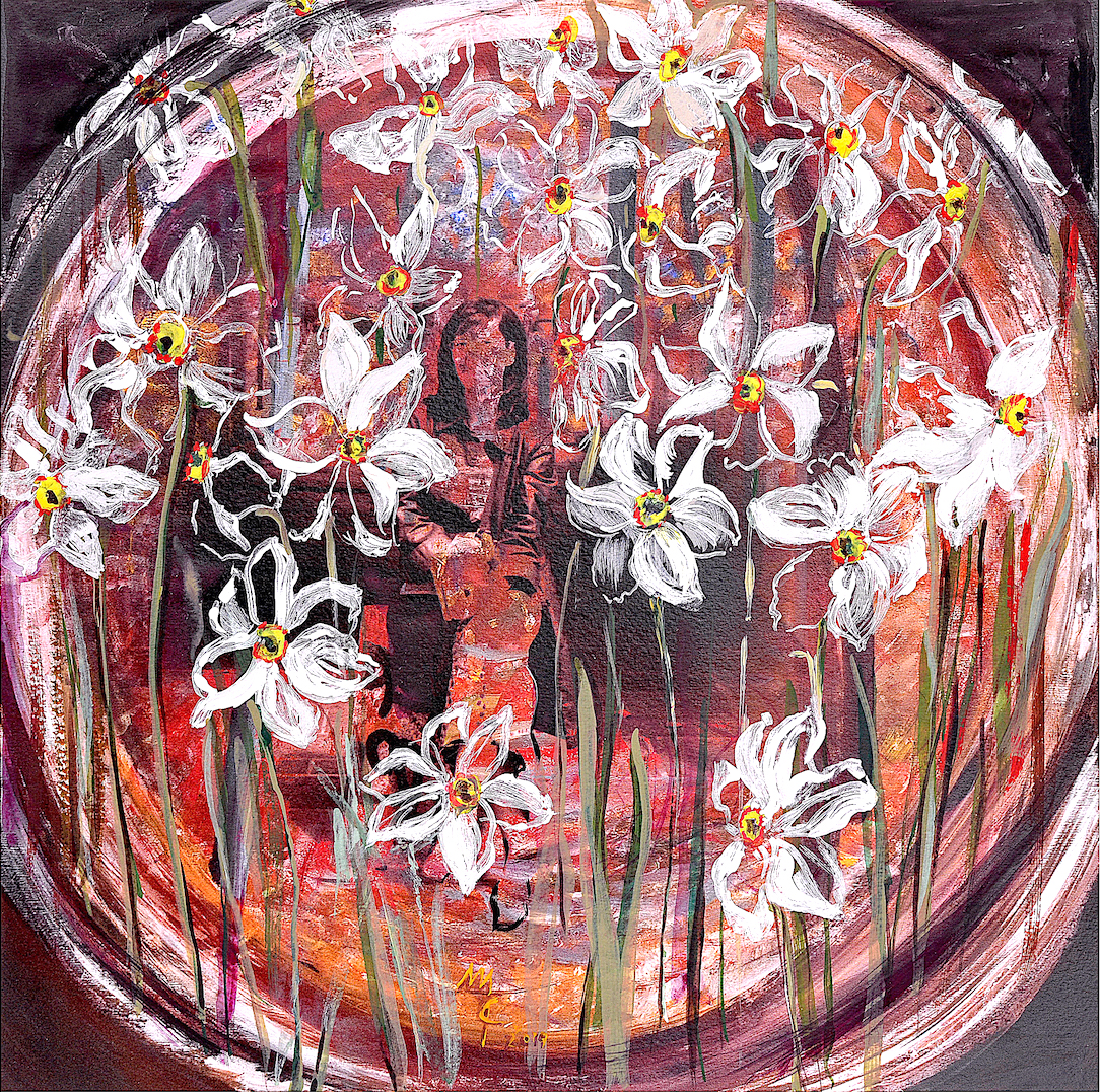 Primăvara promisă – tehnică mixtă, artistă Cristina Marian – Cristina Marian – O Galerie de Artă