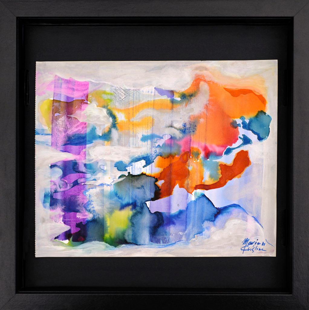 Poveste despre nori – acuarela pe hârtie – acuarelă, artistă Cristina Marian – Cristina Marian – O Galerie de Artă