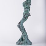 Reverență – sculptură în lut ars patinat, artist Petru Leahu – Petru Leahu – O Galerie de Artă