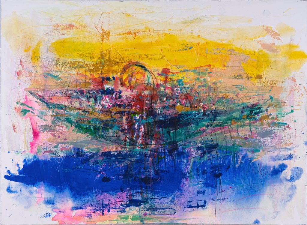 Comunitate – pictură în ulei, artist Iurie Cojocaru – Iurie Cojocaru – O Galerie de Artă