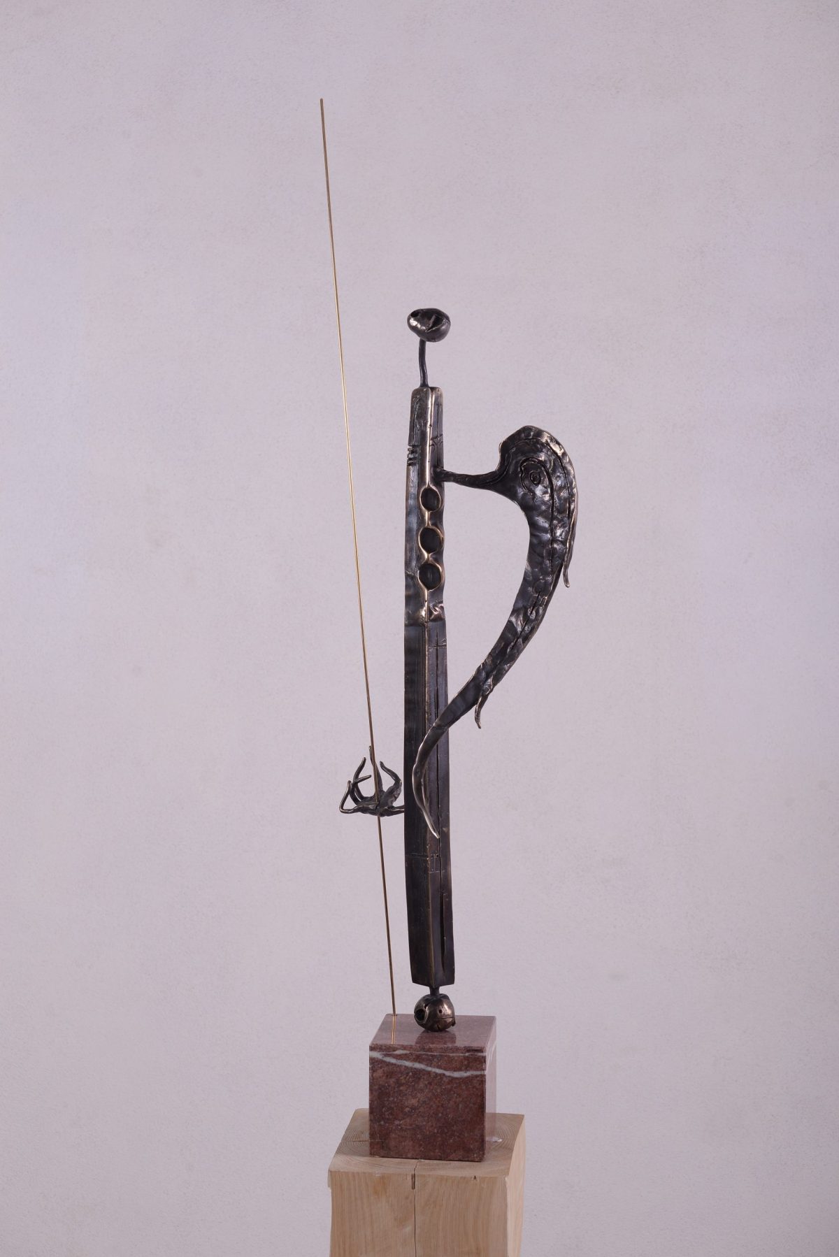 Îngerul Învierii – sculptură în bronz, artist Liviu Bumbu – Liviu Bumbu – O Galerie de Artă