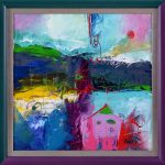 Peisaj – pictură în acrilic, artist Emanuel Bumbu – Emanuel Bumbu – O Galerie de Artă