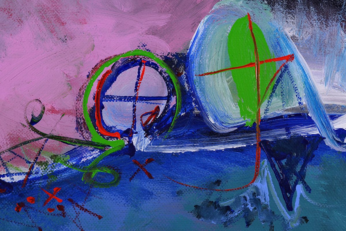 Agartha – pictură în acrilic, artist Emanuel Bumbu – Emanuel Bumbu – O Galerie de Artă