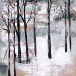 Prima zapada – pictură în acrilic, artistă Cristina Marian – Cristina Marian – O Galerie de Artă