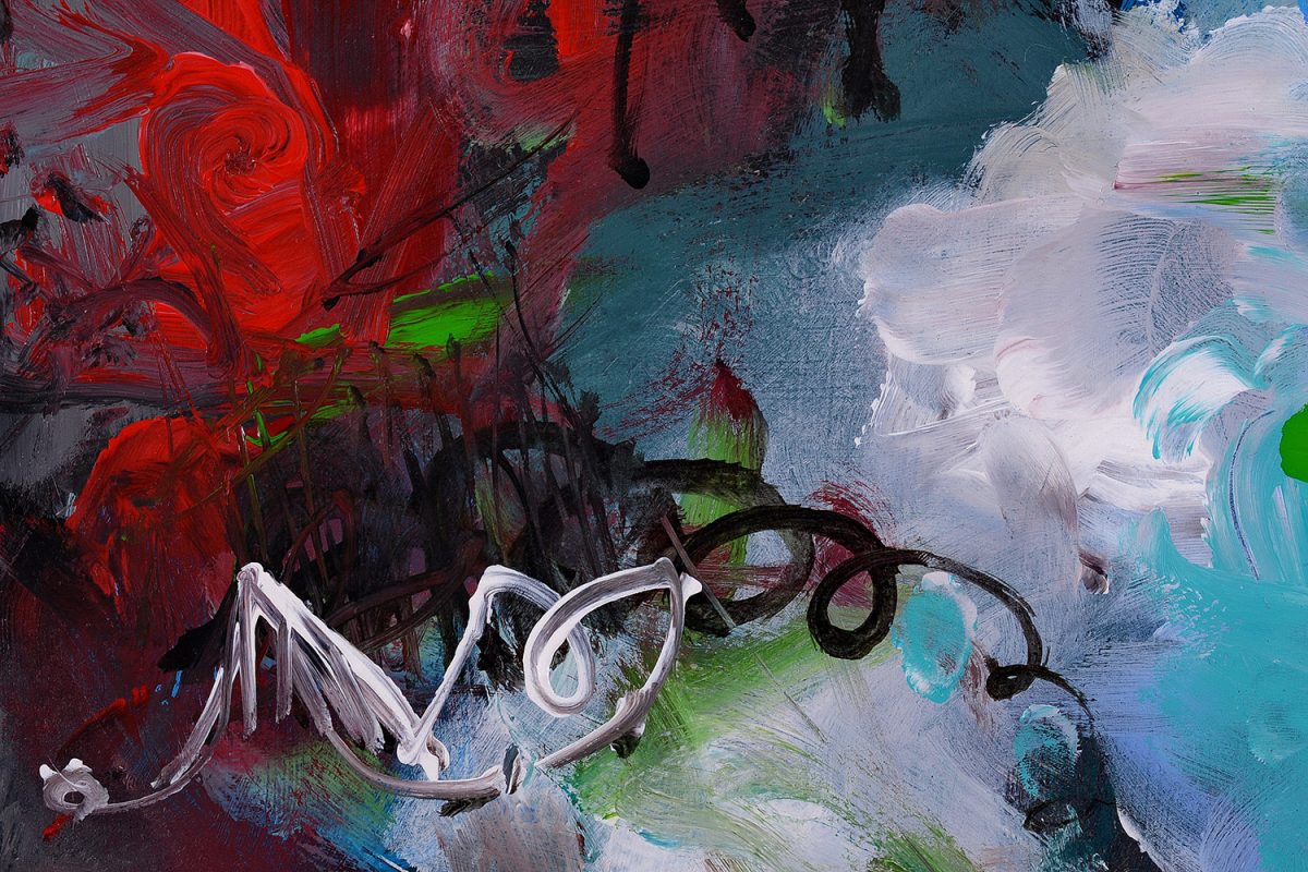 Aspirație – pictură în acrilic, artist Emanuel Bumbu – Emanuel Bumbu – O Galerie de Artă