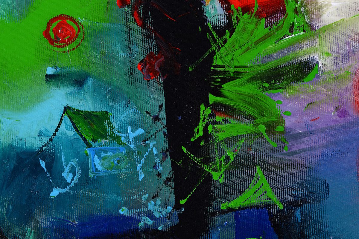 Dorința I – pictură în acrilic, artist Emanuel Bumbu – Emanuel Bumbu – O Galerie de Artă