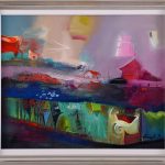 Peisaj imposibil – pictură în acrilic, artist Emanuel Bumbu – Emanuel Bumbu – O Galerie de Artă