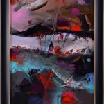 Peisaj imposibil I – pictură în acrilic, artist Emanuel Bumbu – Emanuel Bumbu – O Galerie de Artă