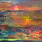 Altădată vara – pictură în acrilic, artistă Cristina Marian – Cristina Marian – O Galerie de Artă