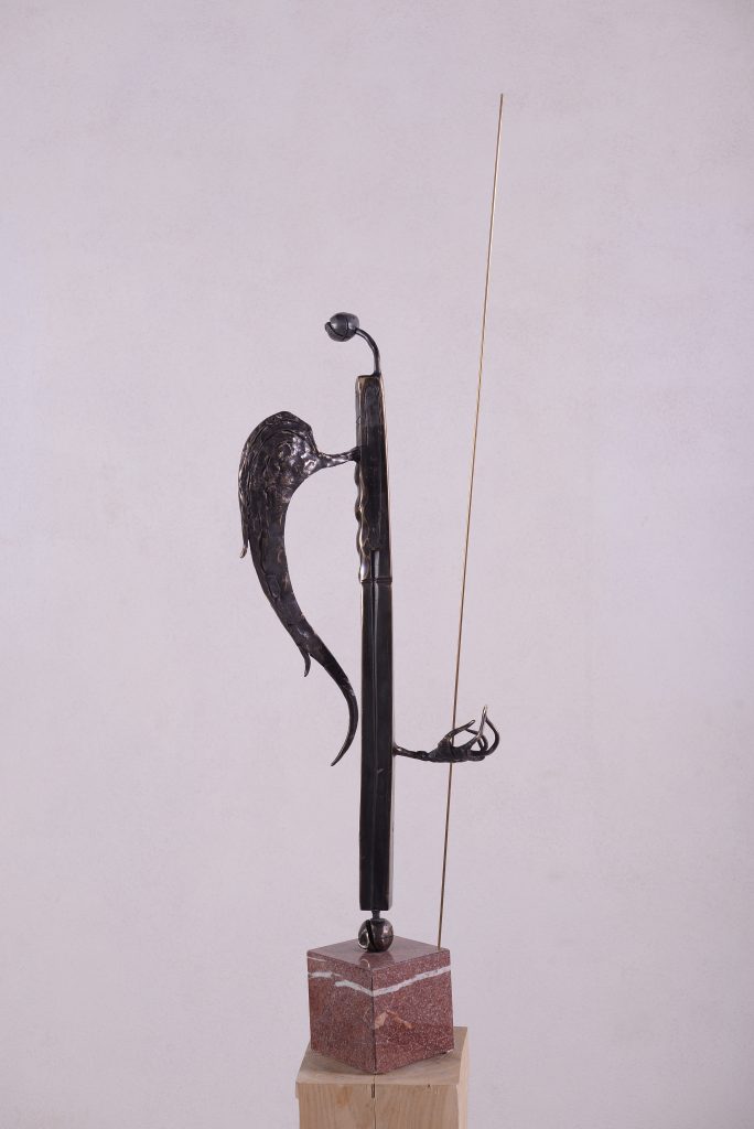 Îngerul Învierii – sculptură în bronz, artist Liviu Bumbu – Liviu Bumbu – O Galerie de Artă