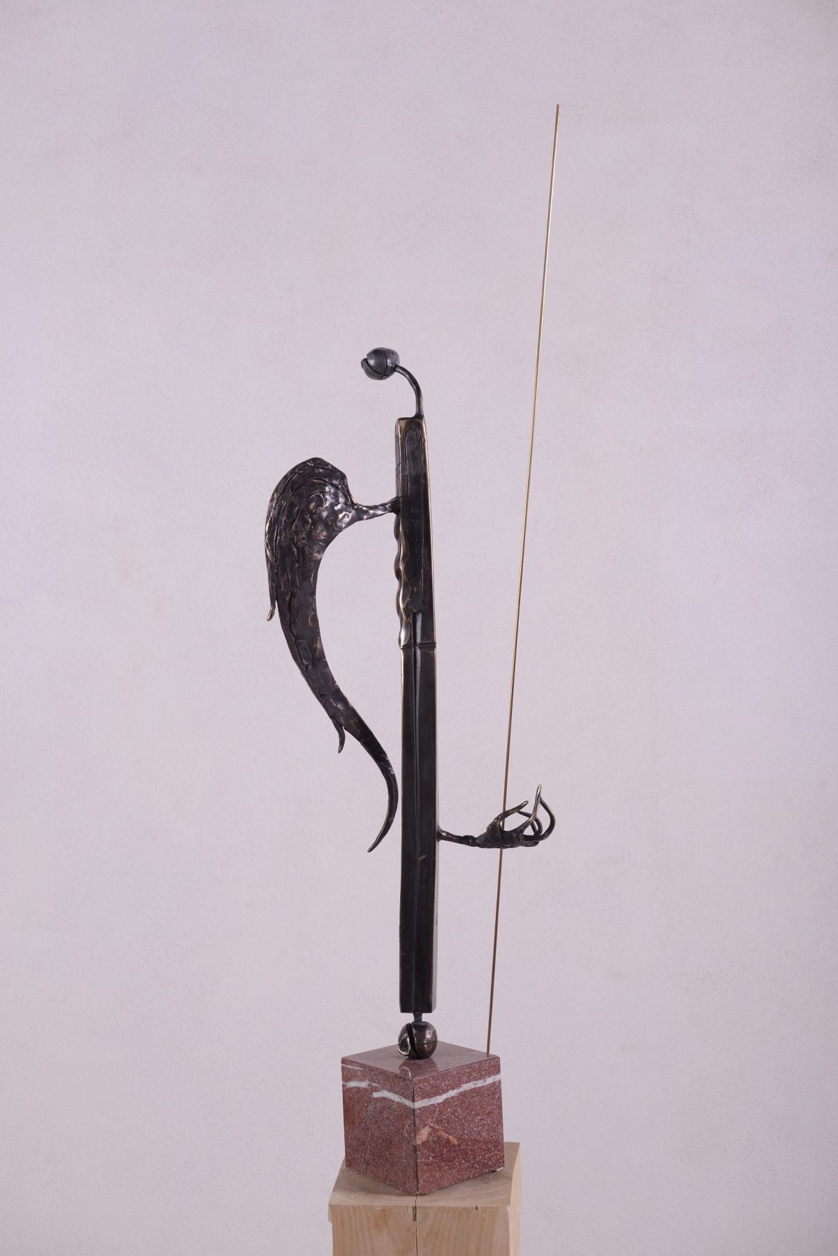 Îngerul Învierii – sculptură în bronz, artist Liviu Bumbu – Liviu Bumbu – O Galerie de Artă