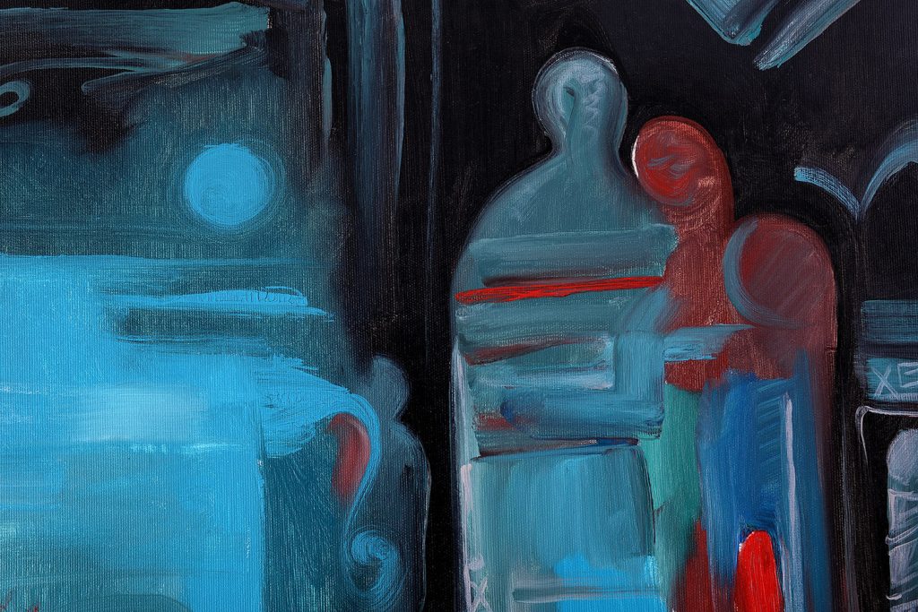 Poiezie – pictură în acrilic, artist Emanuel Bumbu – Emanuel Bumbu – O Galerie de Artă