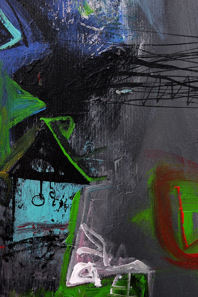 Lumea mea – pictură în acrilic, artist Emanuel Bumbu – Emanuel Bumbu – O Galerie de Artă