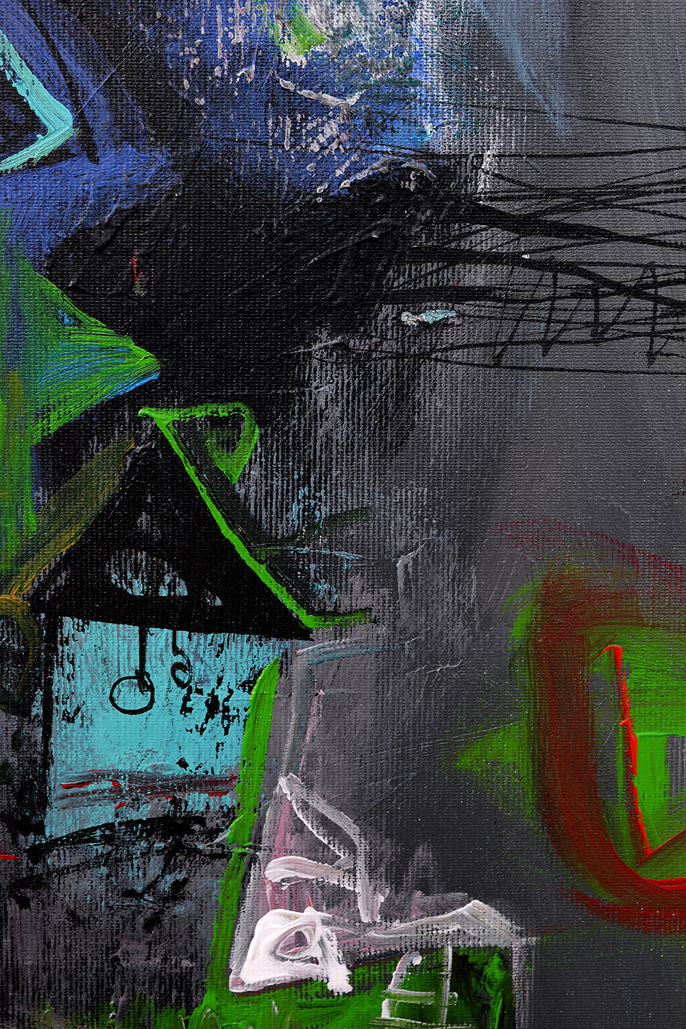 Lumea mea – pictură în acrilic, artist Emanuel Bumbu – Emanuel Bumbu – O Galerie de Artă