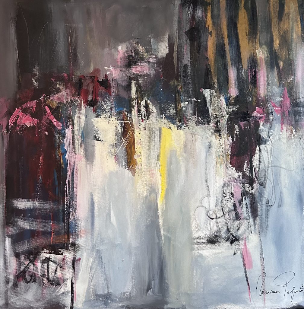 Introspecție 3 – pictură în acrilic, artistă Mariana Papară – Mariana Papară – O Galerie de Artă
