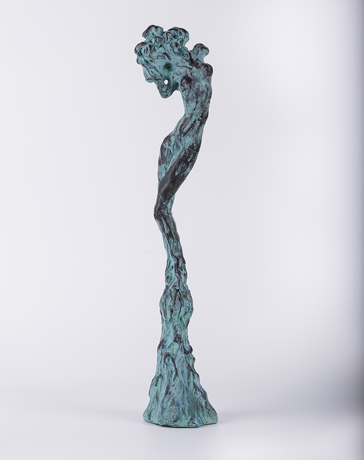 Unduire vie – sculptură în lut ars patinat, artist Petru Leahu – Petru Leahu – O Galerie de Artă