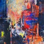 Oglinzile trecutului I – pictură în acrilic, artistă Cristina Marian – Cristina Marian – O Galerie de Artă