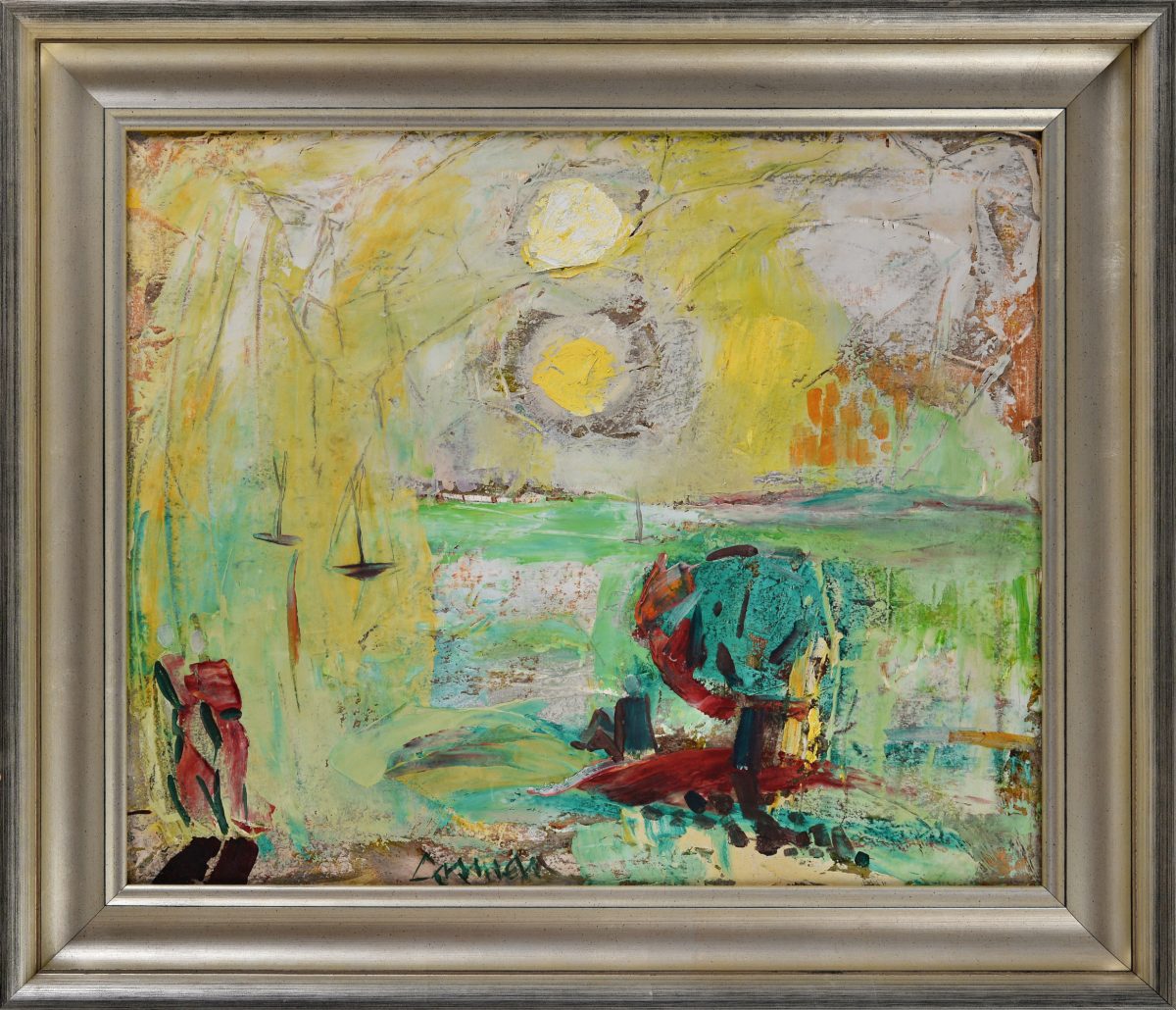 După furtună – pictură în ulei, artist Octavian Cosman – Octavian Cosman – O Galerie de Artă