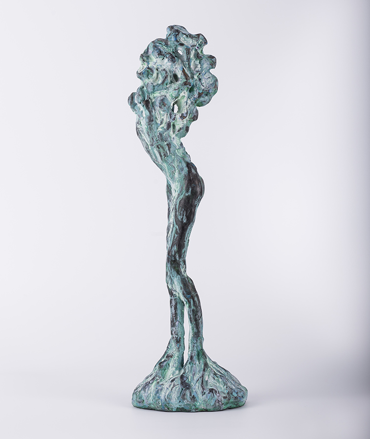 Povara darului – sculptură în lut ars patinat, artist Petru Leahu – Petru Leahu – O Galerie de Artă