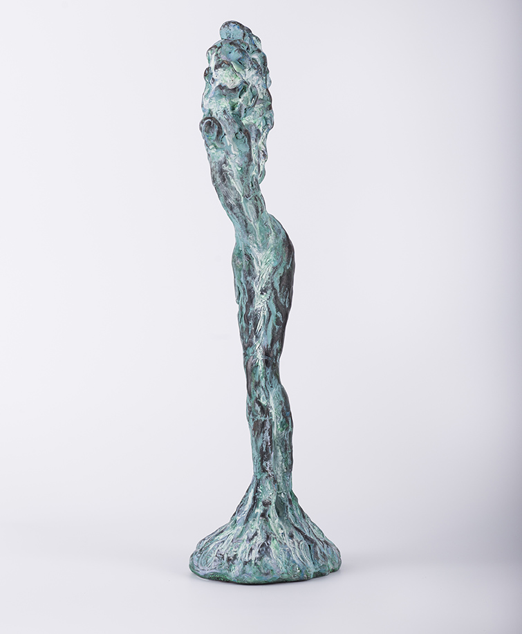 Povara darului – sculptură în lut ars patinat, artist Petru Leahu – Petru Leahu – O Galerie de Artă