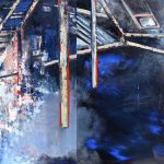 Podul bunicii (I) si (II) – diptic – pictură în ulei, artistă Cristina Marian – Cristina Marian – O Galerie de Artă