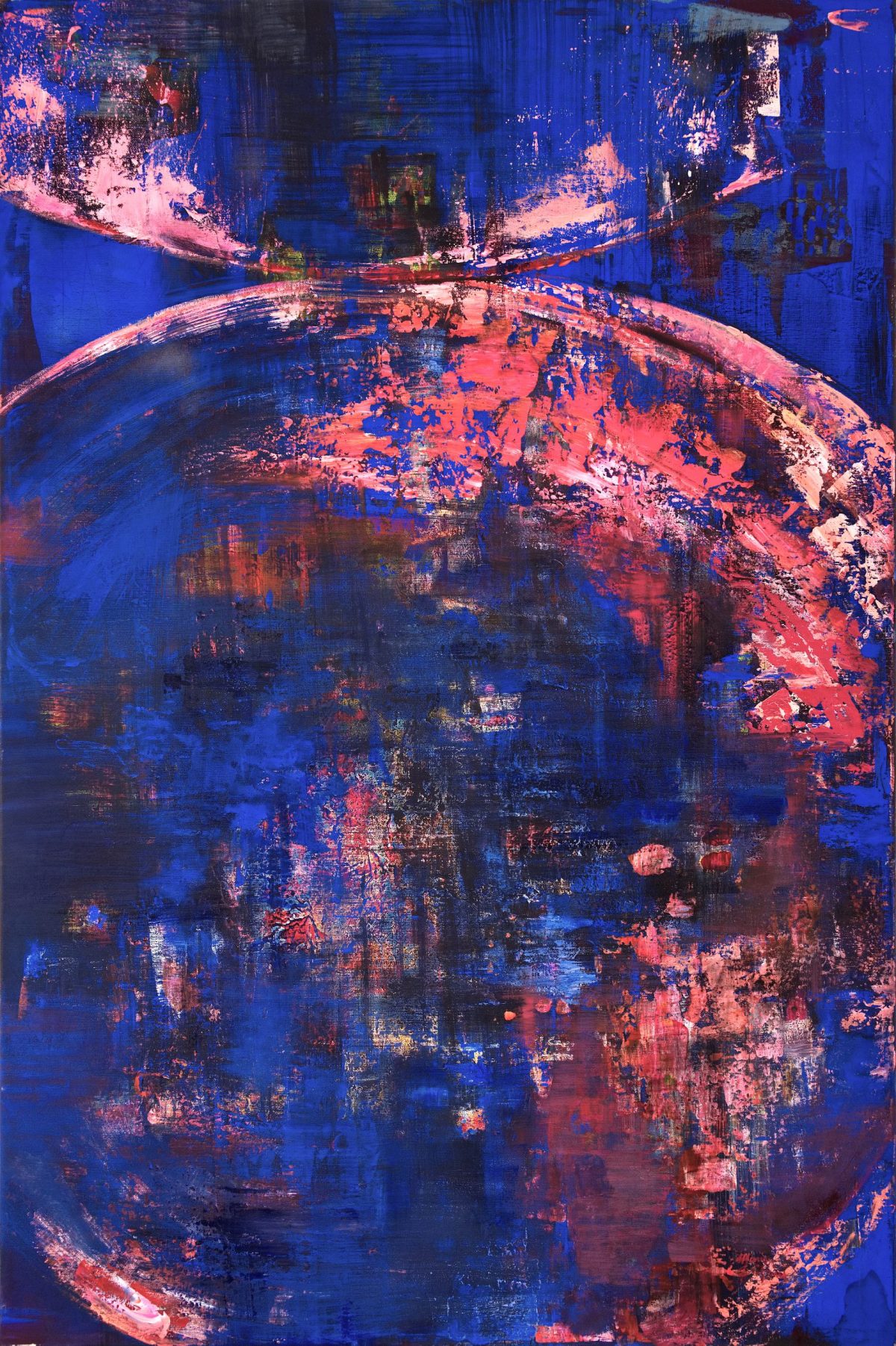 Doua ceruri – pictură în acrilic, artistă Cristina Marian – Cristina Marian – O Galerie de Artă