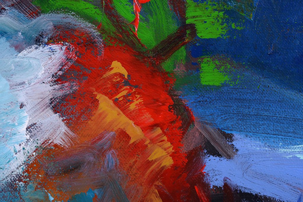 Meditație – pictură în acrilic, artist Emanuel Bumbu – Emanuel Bumbu – O Galerie de Artă