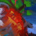 Meditație – pictură în acrilic, artist Emanuel Bumbu – Emanuel Bumbu – O Galerie de Artă