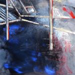Podul bunicii (II) – pictură în ulei, artistă Cristina Marian – Cristina Marian – O Galerie de Artă