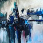 Introspecție 6 – pictură în acrilic, artistă Mariana Papară – Mariana Papară – O Galerie de Artă