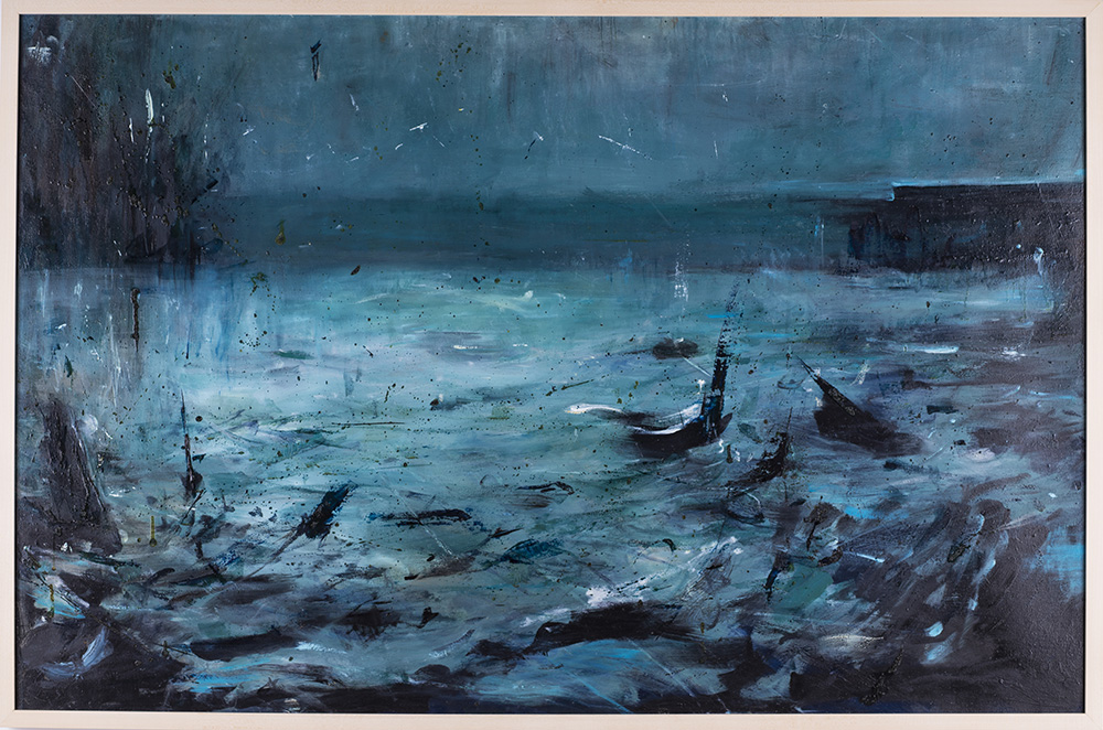 Silent – pictură în ulei, artistă Edmona – Edmona – O Galerie de Artă