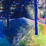 Podul casei – pictură în acrilic, artistă Cristina Marian – Cristina Marian – O Galerie de Artă