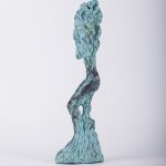 Odihnă – sculptură în lut ars patinat, artist Petru Leahu – Petru Leahu – O Galerie de Artă