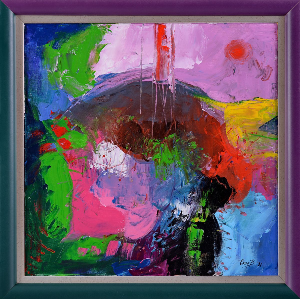 Deal însorit – pictură în acrilic, artist Emanuel Bumbu – Emanuel Bumbu – O Galerie de Artă