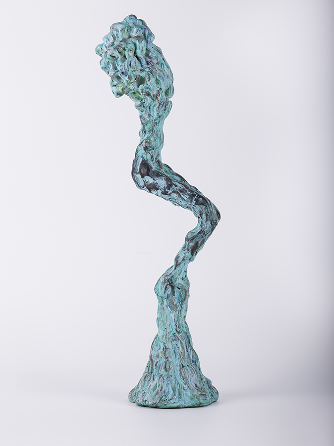 Dansul viței – sculptură în lut ars patinat, artist Petru Leahu – Petru Leahu – O Galerie de Artă