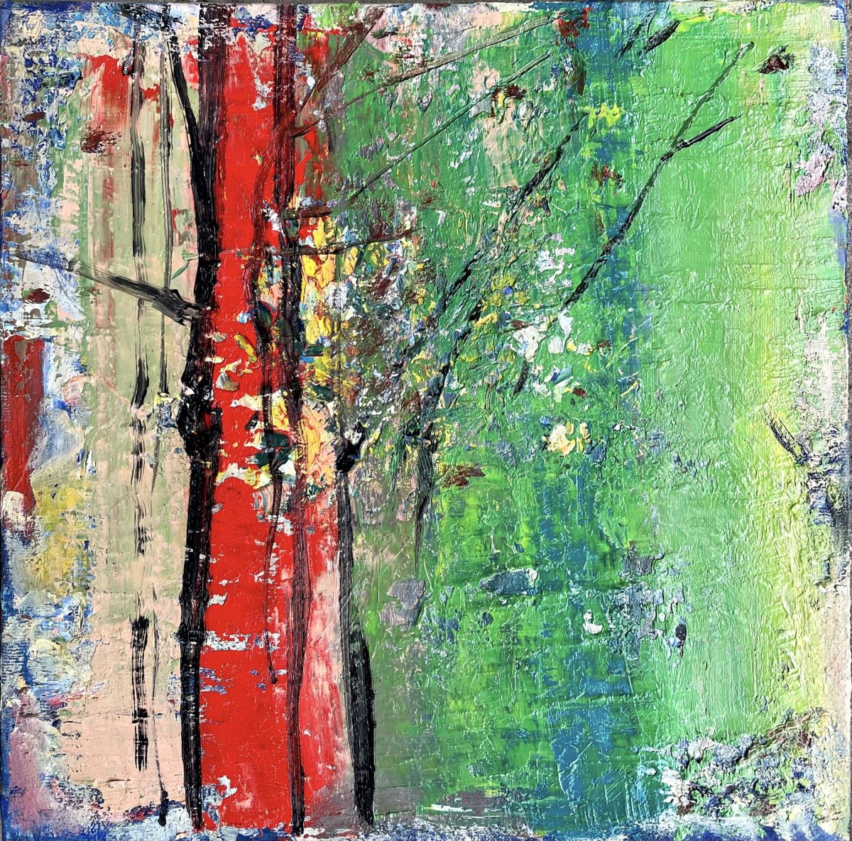 Pulsul vieții – pictură în ulei, artistă Cristina Marian – Cristina Marian – O Galerie de Artă