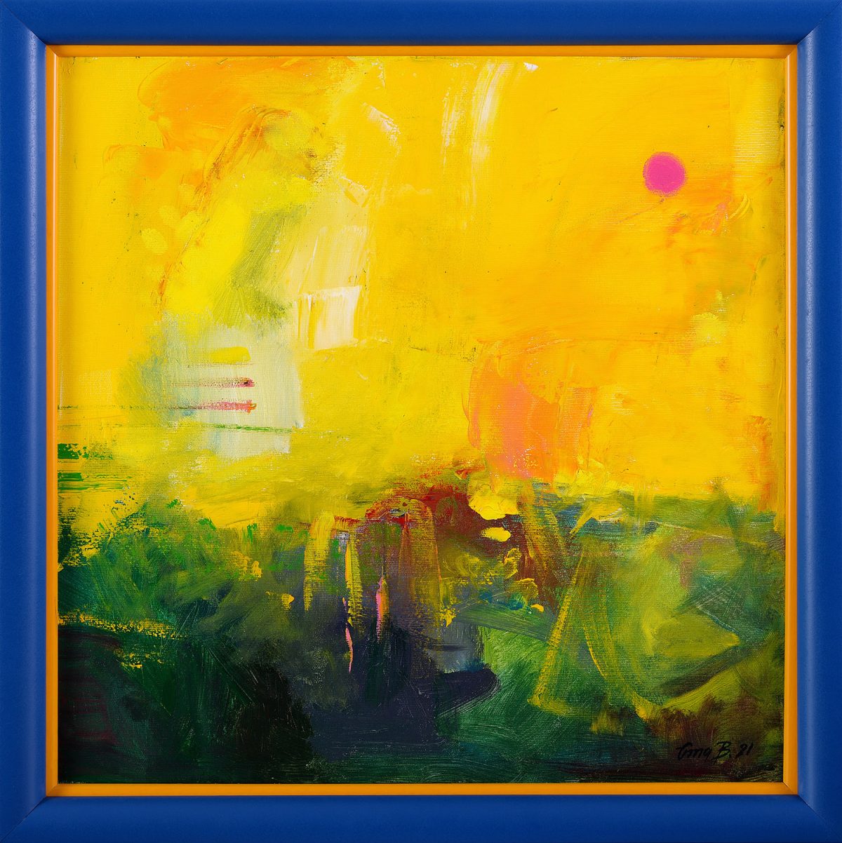 Incadescența I – pictură în acrilic, artist Emanuel Bumbu – Emanuel Bumbu – O Galerie de Artă
