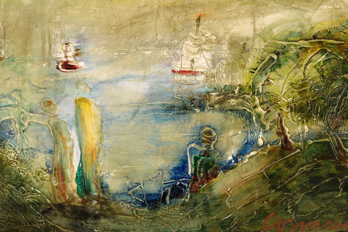 Exil – pictură în ulei, artist Octavian Cosman – Octavian Cosman – O Galerie de Artă