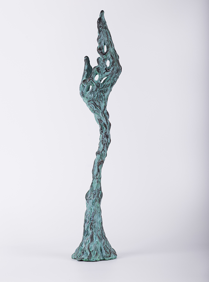 Mâna strugure – sculptură în lut ars patinat, artist Petru Leahu – Petru Leahu – O Galerie de Artă