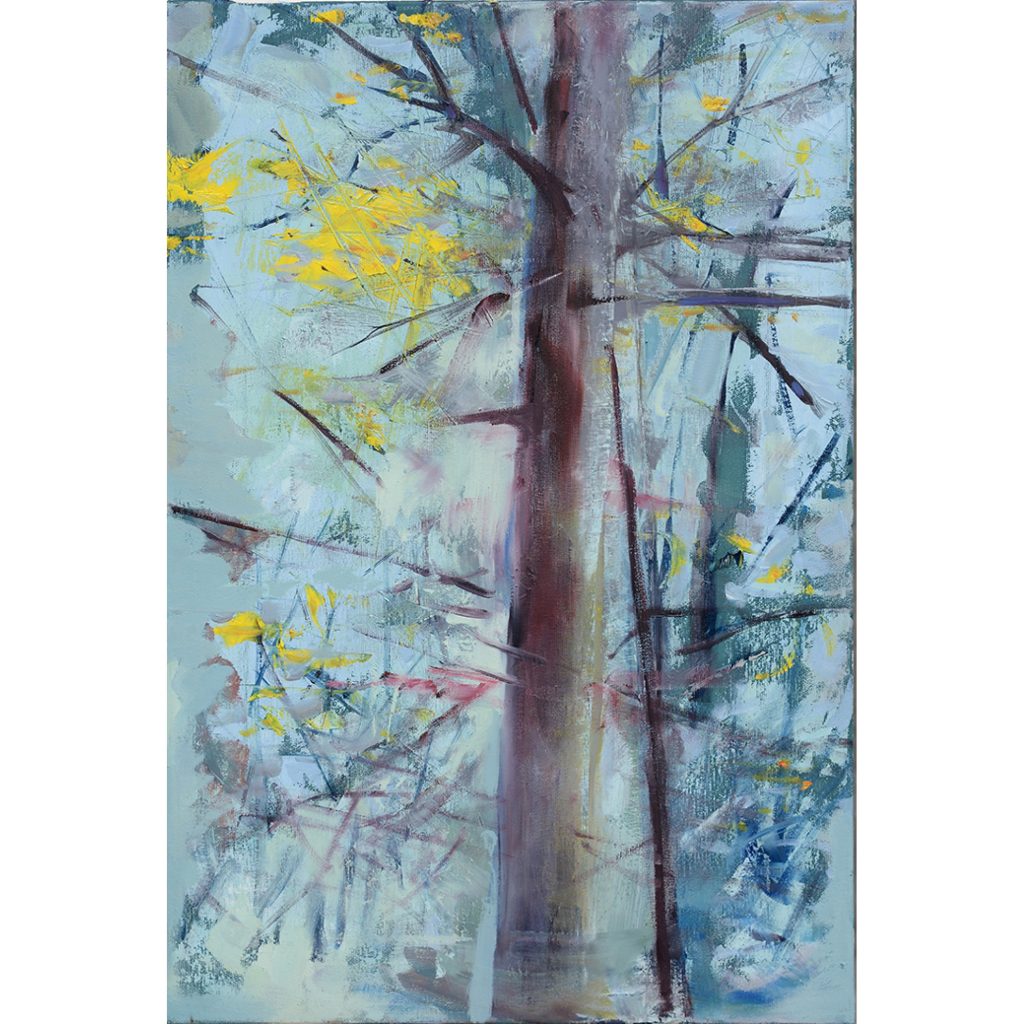 Copac răstignit – pictură în ulei, artistă Cristina Marian – Cristina Marian – O Galerie de Artă