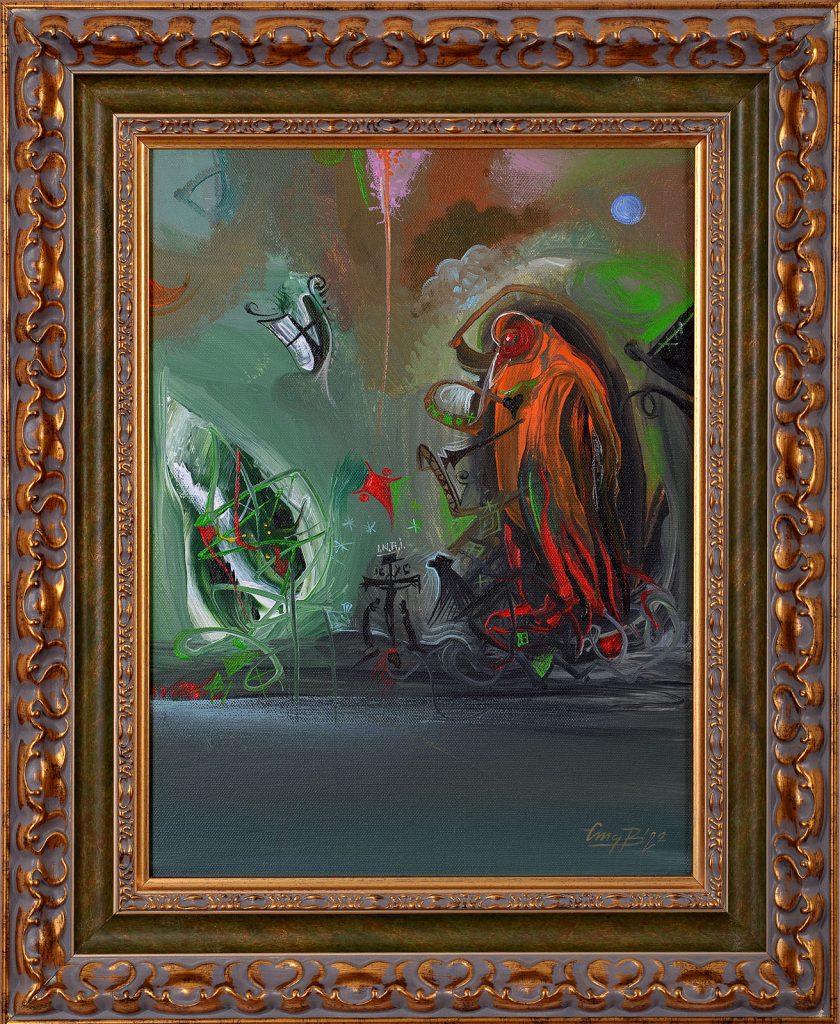 Apocalipsa – pictură în acrilic, artist Emanuel Bumbu – Emanuel Bumbu – O Galerie de Artă