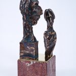 Arc peste timp II – sculptură în bronz, artist Liviu Bumbu – Liviu Bumbu – O Galerie de Artă