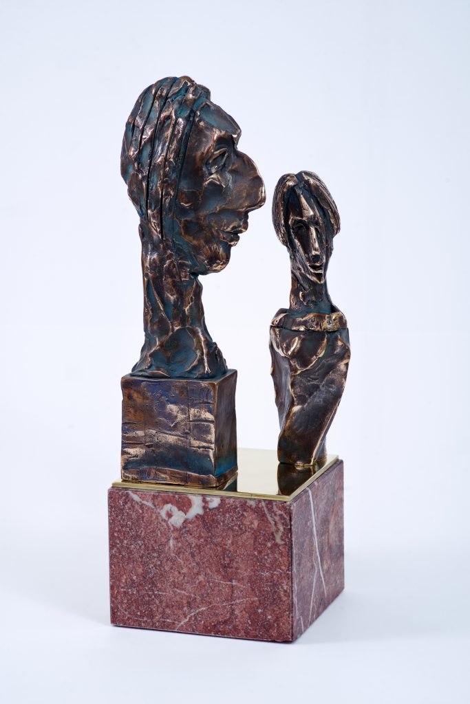 Arc peste timp II – sculptură în bronz, artist Liviu Bumbu – Liviu Bumbu – O Galerie de Artă