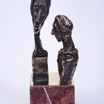 Arc peste timp II – sculptură în bronz, artist Liviu Bumbu – Liviu Bumbu – O Galerie de Artă