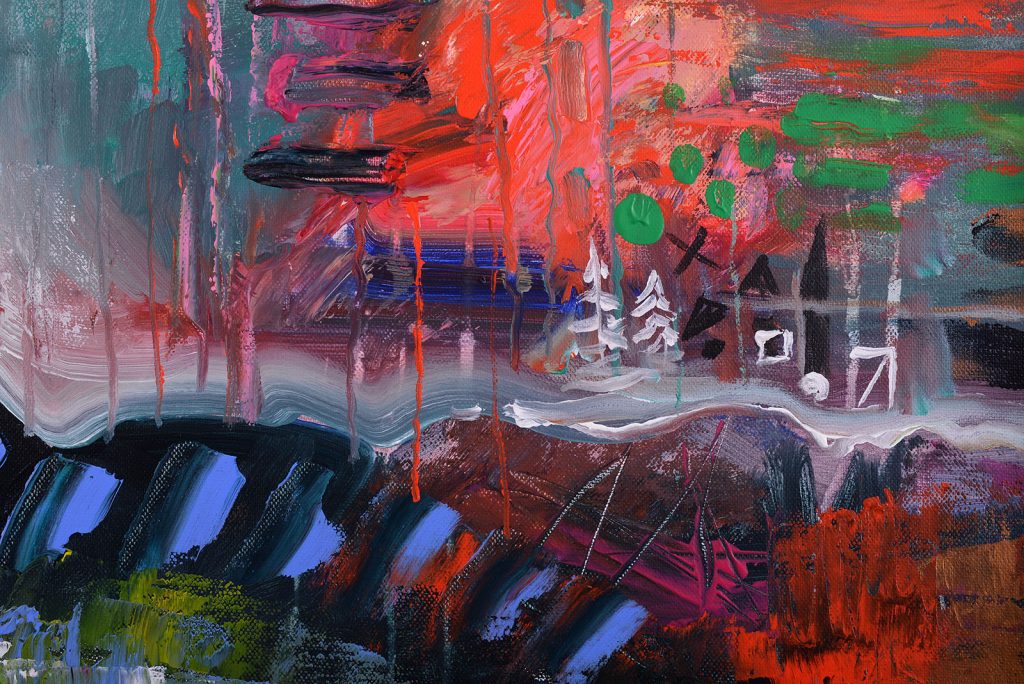 Arhitectură – pictură în acrilic, artist Emanuel Bumbu – Emanuel Bumbu – O Galerie de Artă