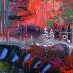 Arhitectură – pictură în acrilic, artist Emanuel Bumbu – Emanuel Bumbu – O Galerie de Artă