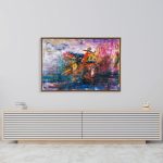 Călărețul anonim III – pictură în ulei, artist Iurie Cojocaru – Iurie Cojocaru – O Galerie de Artă